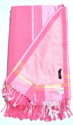 kikoy serviette rose plage bain mer